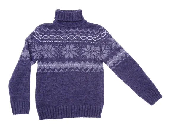 Niebieski sweter — Zdjęcie stockowe