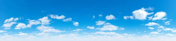 Panorama Blue Sky White Clouds Bfluffy Cloud Blue Sky Background — Stock Photo, Image