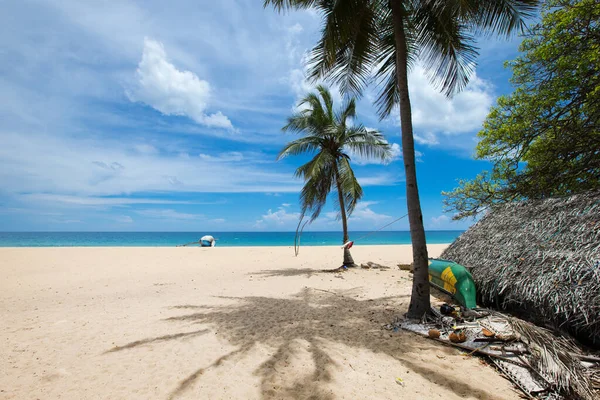 Srí Lanka Trópusi Strandja Nyári Nyaralás Nyaralás Koncepciója Turizmus — Stock Fotó