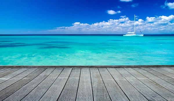 Strand Prachtige Tropische Zee — Stockfoto