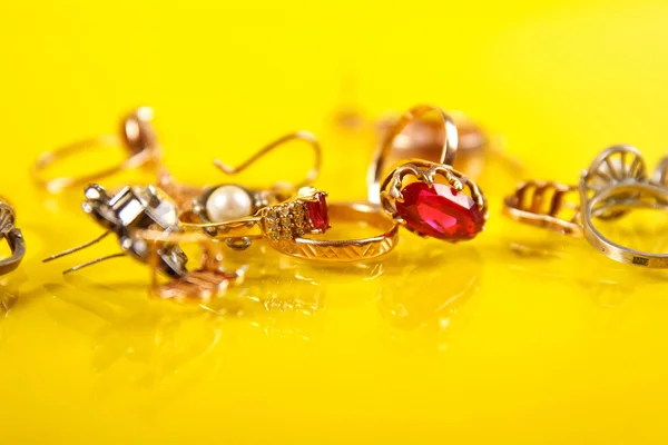 Joyas de oro — Foto de Stock