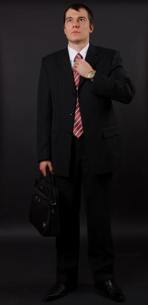 Bello giovane uomo d'affari — Foto Stock