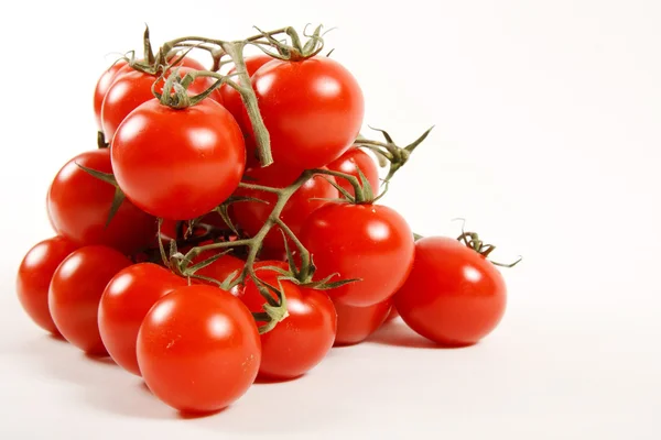 Foto de close-up de tomates. Lugar para o seu texto — Fotografia de Stock