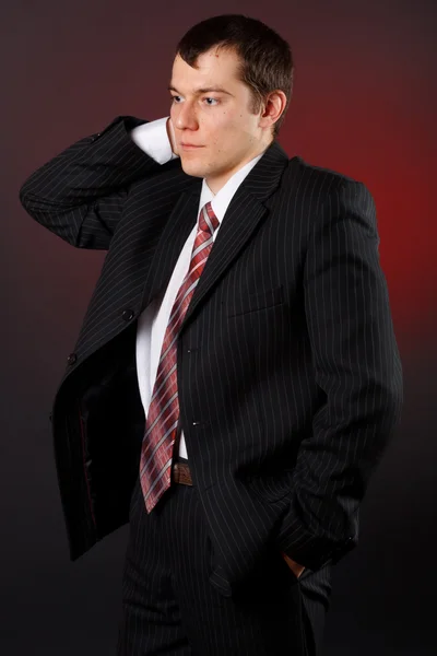 Handsome young business man — Stock Photo, Image