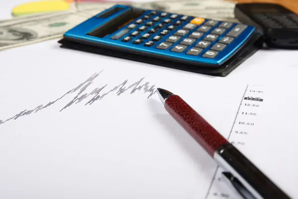 Accounting job — Stock Photo, Image