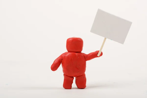 Plasticine man — Stock Photo, Image