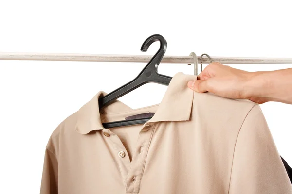 T-shirts on the hanger — Stock Photo, Image