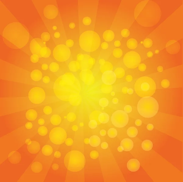 Fond orange brillant — Image vectorielle