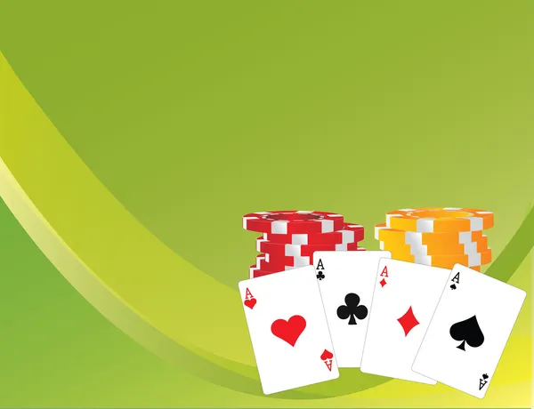 Fundo de Poker — Vetor de Stock