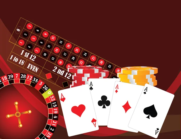 Poker background — Stock Vector