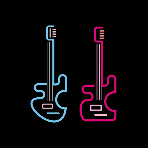 Guitares électriques — Image vectorielle