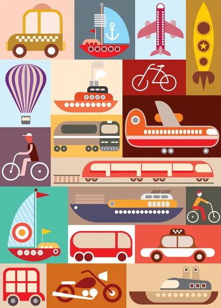 Transporte vector illustration — Vector de stock