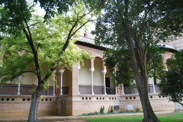 Zicht op het park maria - luisa in Andalusië — Stockfoto