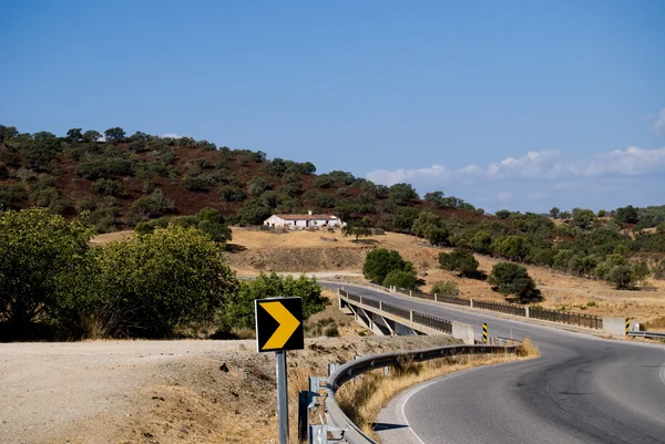 Straße in der Algarve — Stockfoto