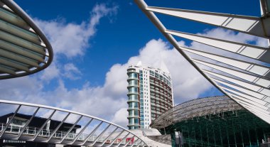 bir sütun ve yapı gare de oriente tren istasyonunda lisbo yapmak