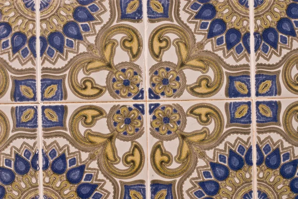 O painel de cerâmica policromada telha — Fotografia de Stock