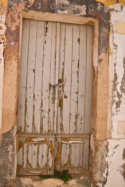 Drzwi tradycyjny dom - Portugalia — Zdjęcie stockowe