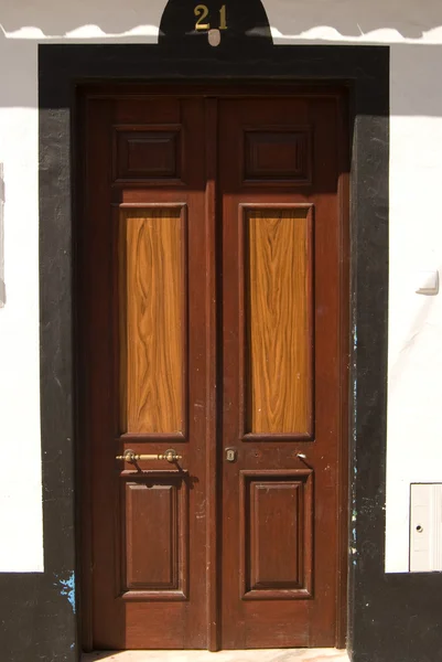 Deur van een traditionele huis - portugal — Stockfoto