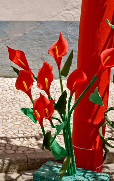 Die Blumen aus Papier — Stockfoto