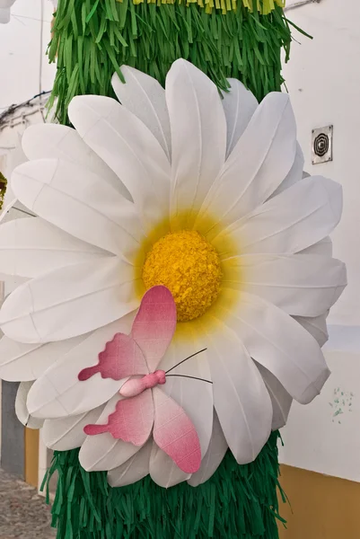 Die Blumen aus Papier — Stockfoto