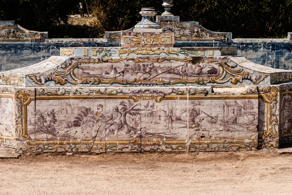 Pintura de cerâmica portuguesa do C18th . — Fotografia de Stock