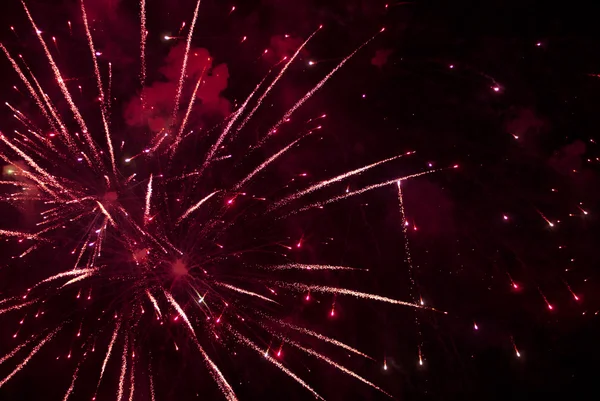 Beautiful fireworks Stock Photo