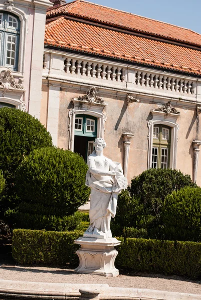 Antique statue in park of Queluz — Stock Photo, Image