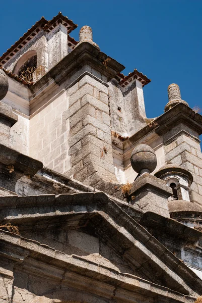 Fachada de iglesia en Evora — Foto de Stock