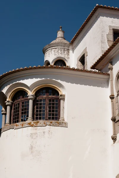 Church facade in Evora — Stock Photo, Image