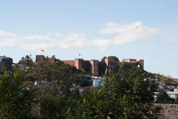 在葡萄牙阿尔加维地区的锡尔维什城堡 — 图库照片