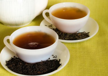 Bir fincan çay.