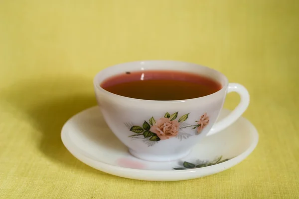 Tazza bianca di tè — Foto Stock