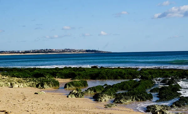 Costa Oceano Atlântico Portugal Algarve — Fotografia de Stock