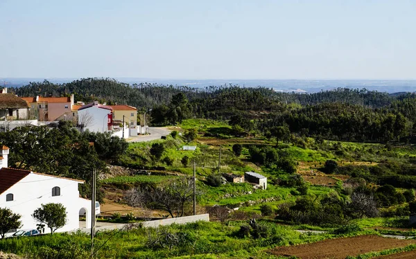 Bájos Monchique Hegység Algarve Portugália Jogdíjmentes Stock Képek