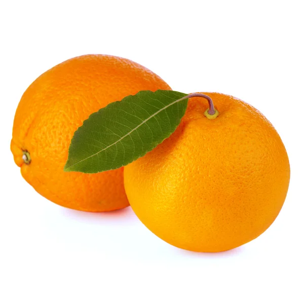 Orange frukt isolerad på vit bakgrund — Stockfoto