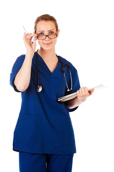 Hermoso retrato de enfermera — Foto de Stock