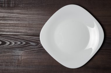 kare tabak kahverengi ahşap tablo