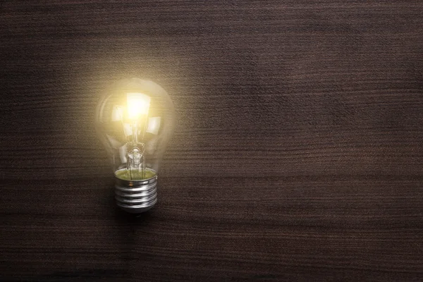 Concepto de idea sobre fondo de madera — Foto de Stock