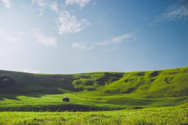 Yaz dağlar ve Samanlık