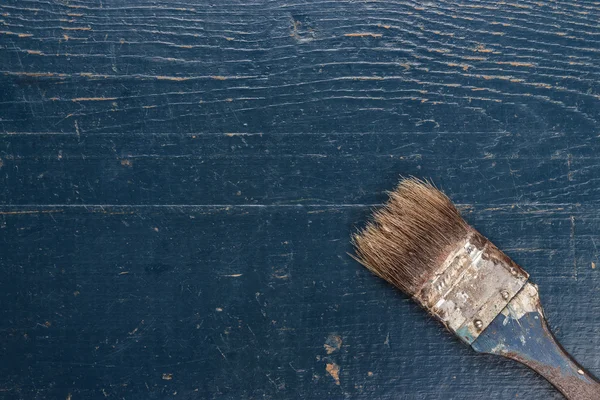 Old brush on the table — Stock Photo, Image