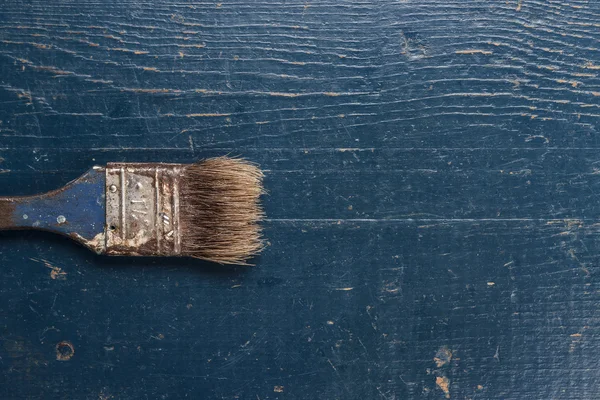 Old brush on the table — Stock Photo, Image