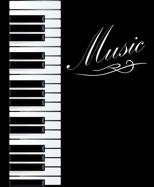 Πιάνο φόντο — Διανυσματικό Αρχείο