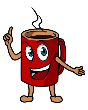 karikatür çay bardağı