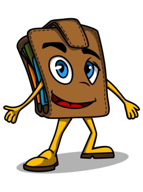 deri karikatür çanta