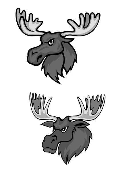 Alces de dibujos animados — Vector de stock