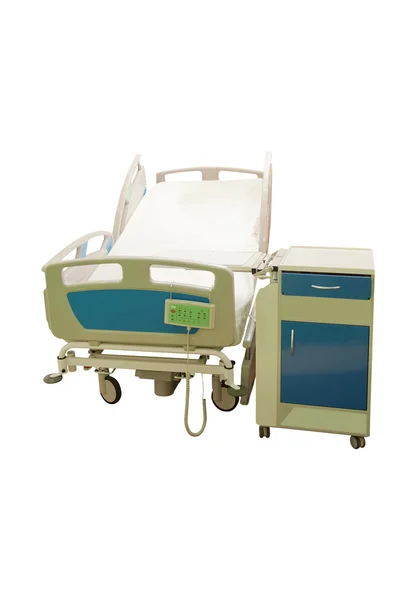 Medical bed under the white background — Stock Photo, Image