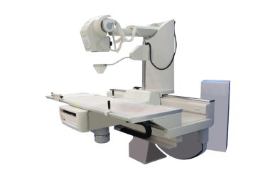 Beyaz arka plan altında x-Ray cihazları