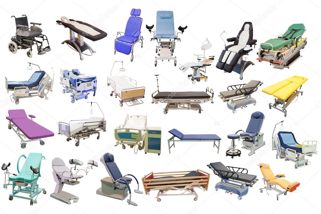 medical beds and chairs