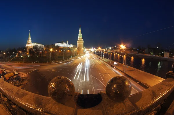 Traffic near Moscow Kremlin — Stock Photo, Image