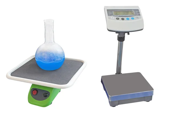 Utstyr til et kjemisk laboratorium – stockfoto